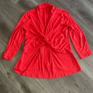 Women’s Red long sleeve shirt xxl